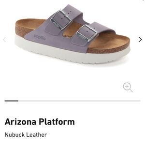 Papillo Purple Platform Birkenstocks Almost new